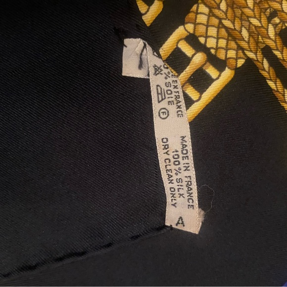Hermes Les Rubans du Chevalier 100% Silk Scarf-#2 - Picture 7 of 9